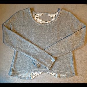 Gray and Whie Long Sleeve